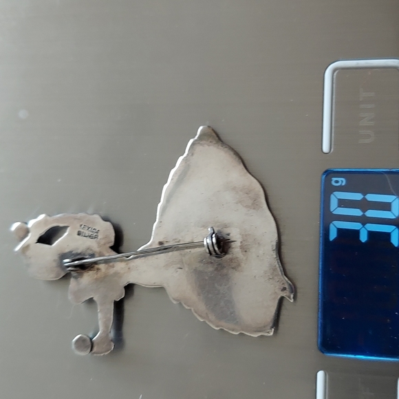 Sterling Silver Spanish Flamingo Dancer Pin - Picture 5 of 5